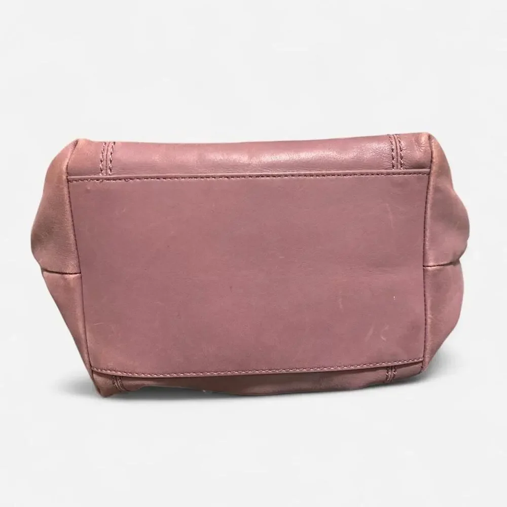 THE SAK Fernwood Genuine Leather Rosewood Hobo Tassel Bag